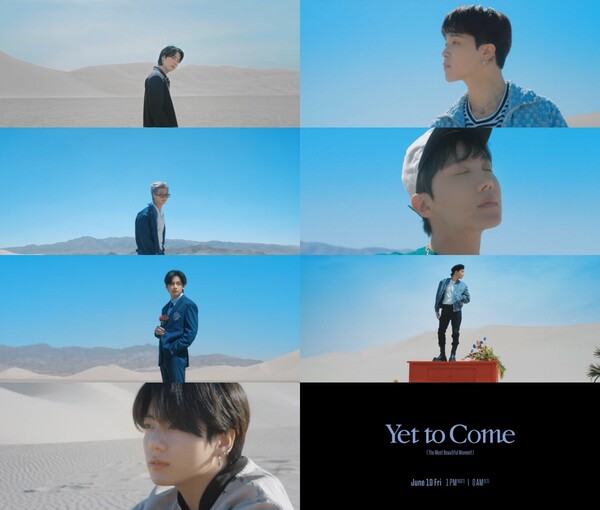 ▲ 방탄소년단 새 앨범 타이틀곡 '옛 투 컴' 뮤직비디어 티저. 제공|빅히트뮤직