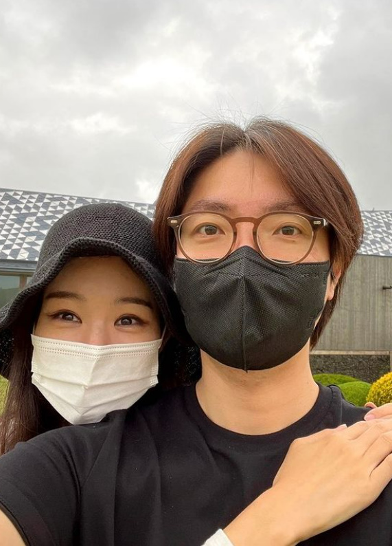 ▲ 코미디언 미자(왼쪽)와 김태현. 출처| 미자 인스타그램