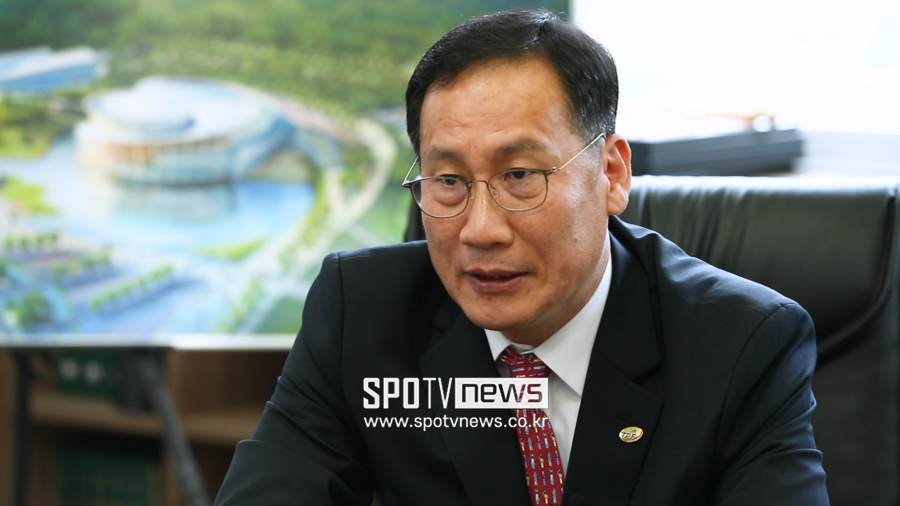 ▲ 태권도진흥재단 오응환 이사장은 "남은 2년 임기 동안 7가지 정책을 시행할 것"이라고 귀띔했다.