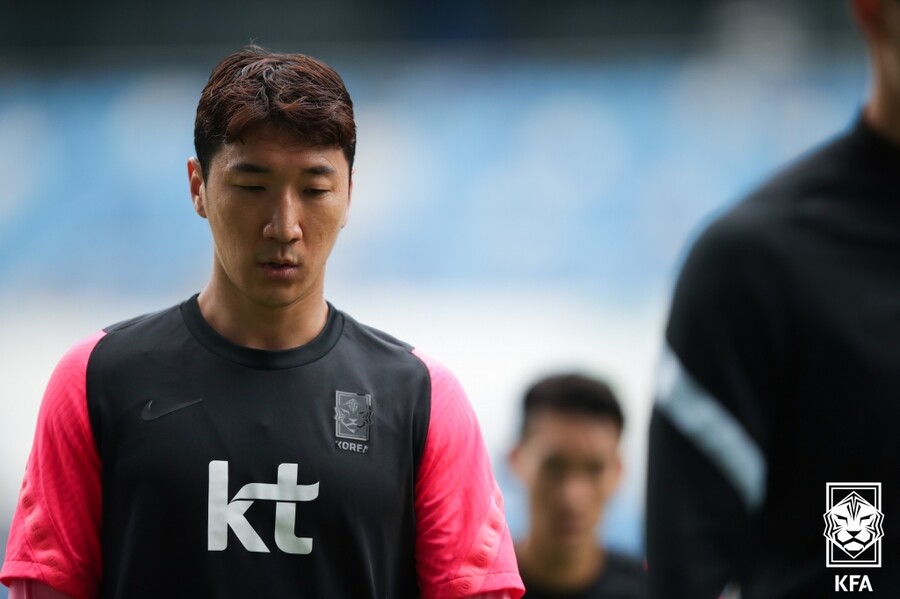 ▲ 부상으로 조기 소집 해제된 정우영(알 사드). ⓒ대한축구협회