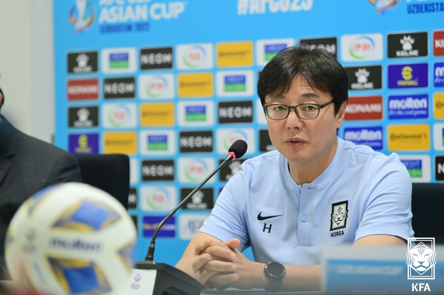 ▲ 황선홍 U-23 대표팀 감독 ⓒ대한축구협회