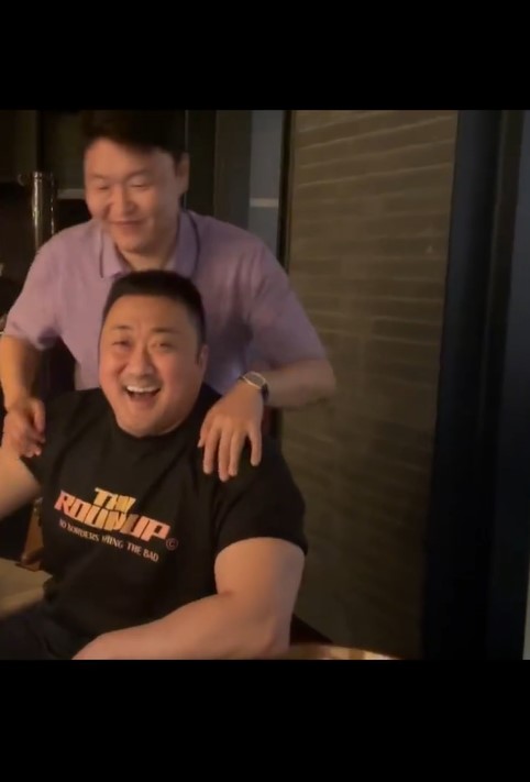 ▲ 가수 싸이, 배우 마동석. 출처| 싸이 인스타그램