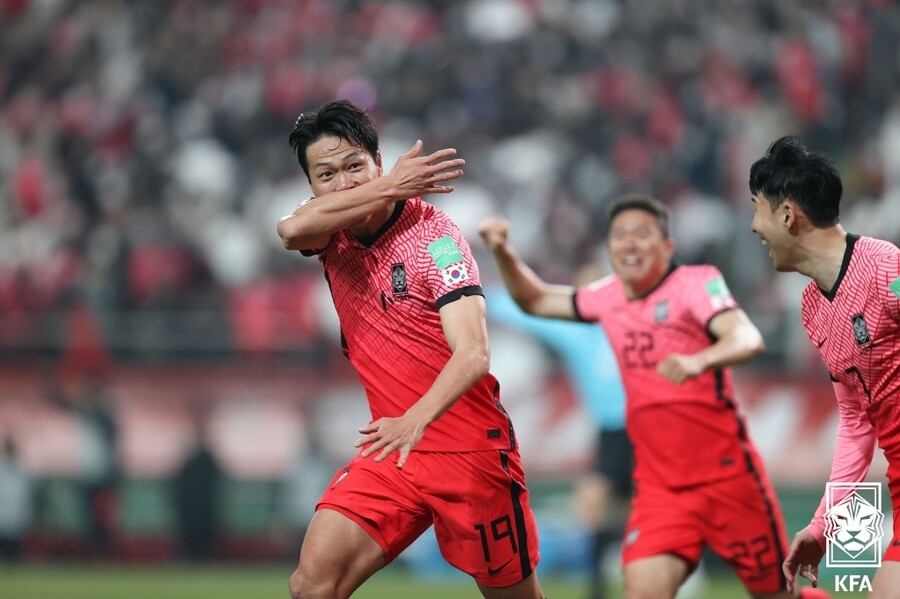 ▲ 이집트전 한국에 두 번째 골을 안긴 김영권. ⓒ대한축구협회