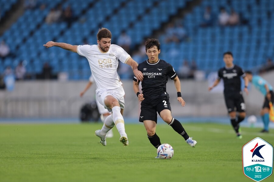 ▲ 성남FC전 선제골을 기록한 대구FC 공격수 제카. ⓒ한국프로축구연맹