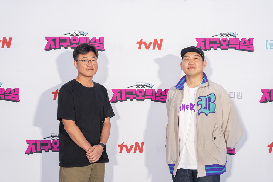▲ tvN 새 예능 '뿅뿅 지구오락실' 나영석 PD, 박현용 PD. 제공| tvN