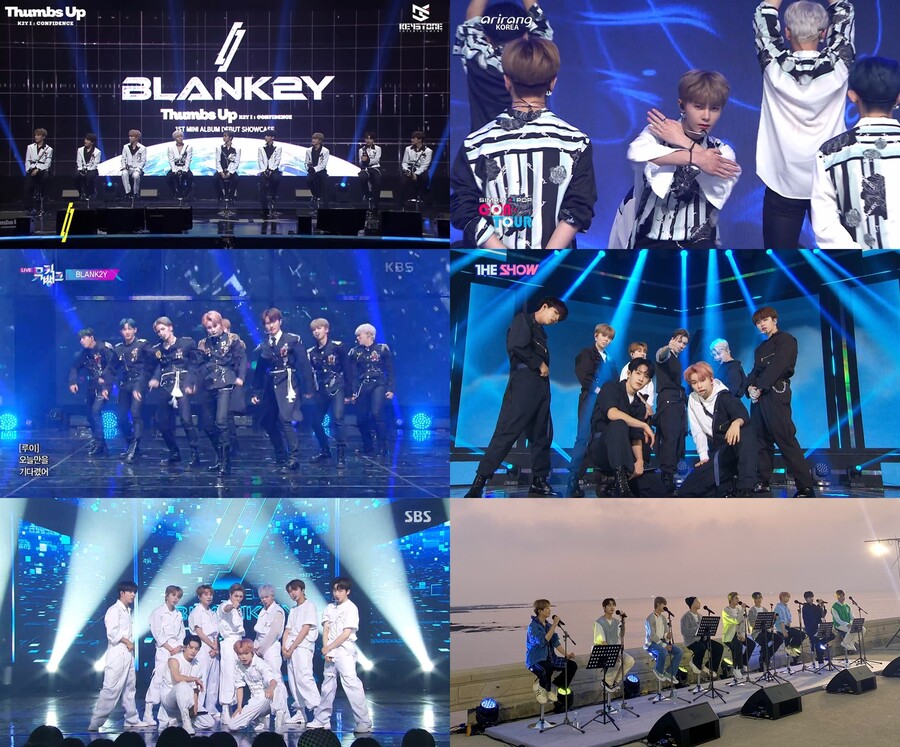 ▲ 블랭키. 제공| 키스톤엔터테인먼트, 아리랑TV '심플리케이팝', KBS2 '뮤직뱅크', SBS MTV '더쇼', SBS '인기가요' 방송 캡처
