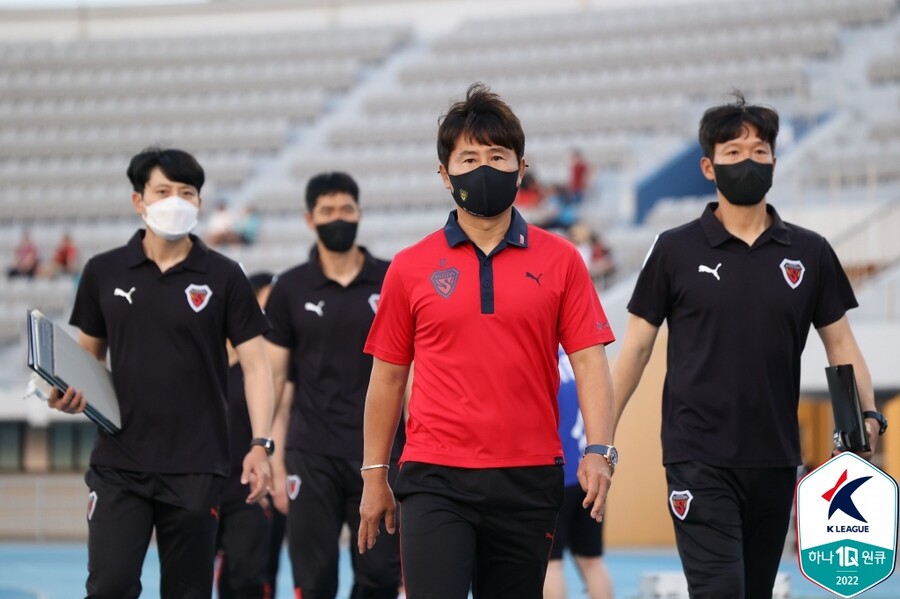 ▲ 김기동 포항 스틸러스 감독. ⓒ한국프로축구연맹