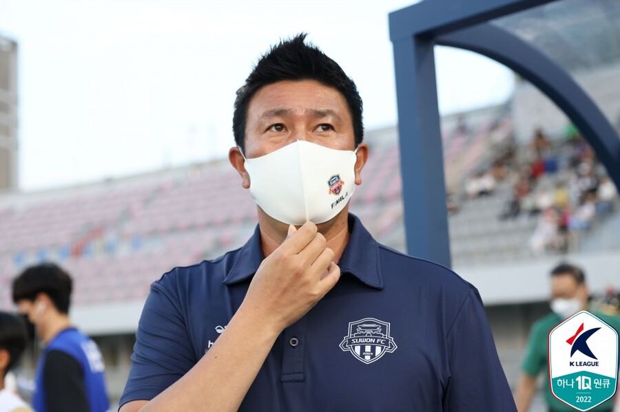▲ 김도균 수원FC 감독. ⓒ한국프로축구연맹