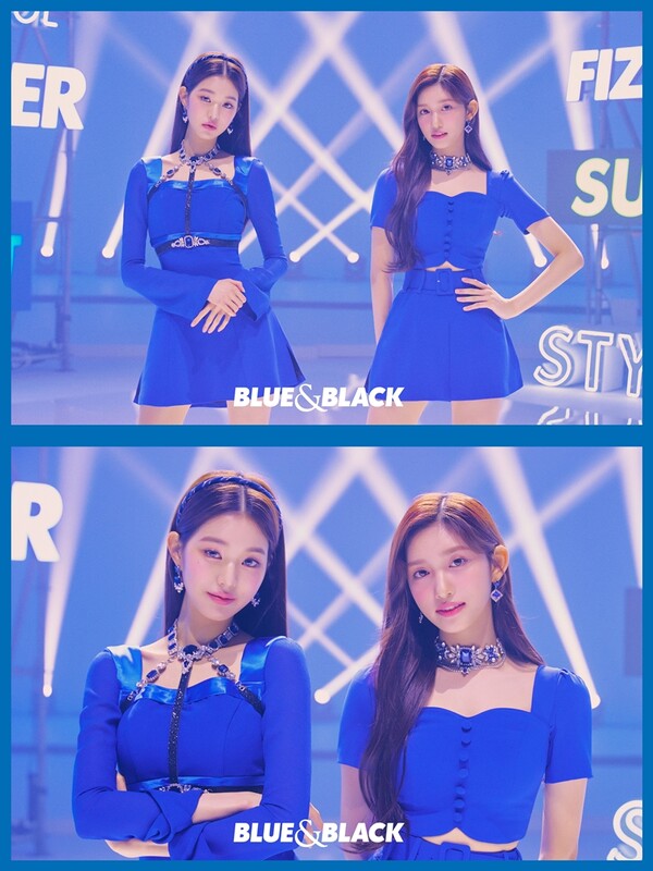 ▲  아이브 '블루 & 블랙' 콘셉트 포토. 제공|스타쉽엔터테인먼트