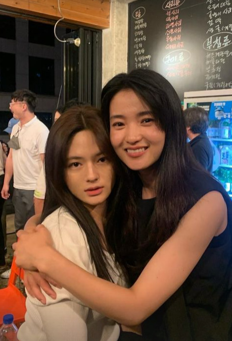 ▲ 배우 김태리(왼쪽)와 조은형. 출처| 조은형 인스타그램