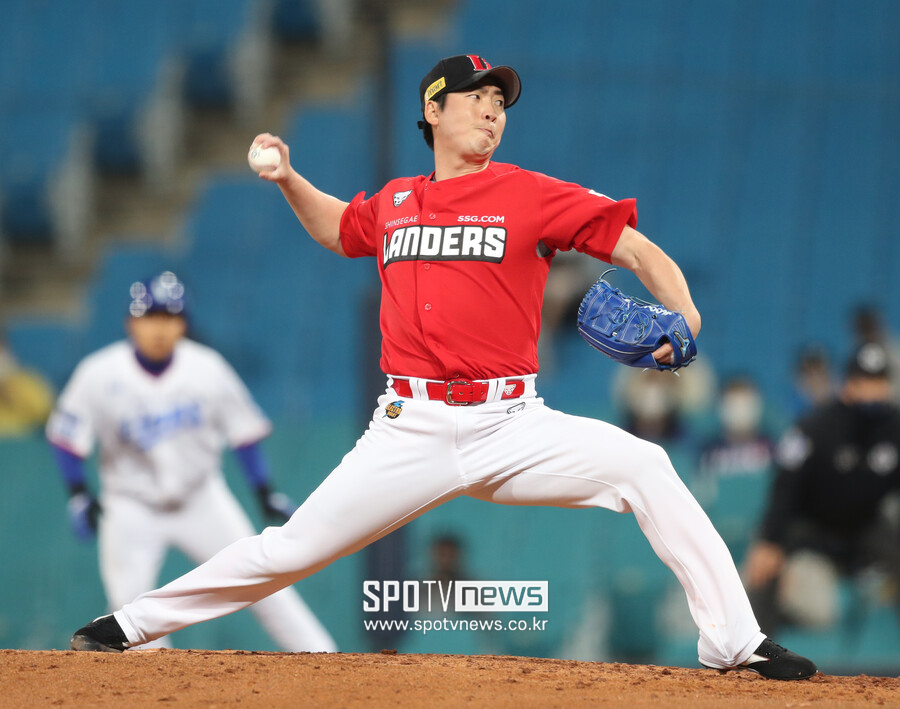 ‘문승원 최고 146㎞ 무실점+하성진 역전 3점포’ SSG 퓨처스팀, 한화 2군에 역전승