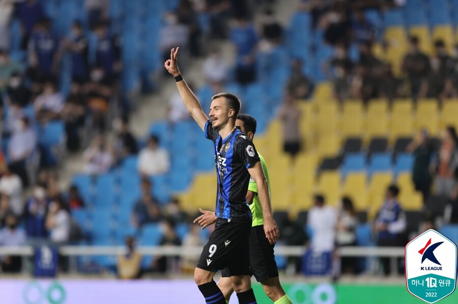 ▲ 무고사. ⓒ한국프로축구연맹