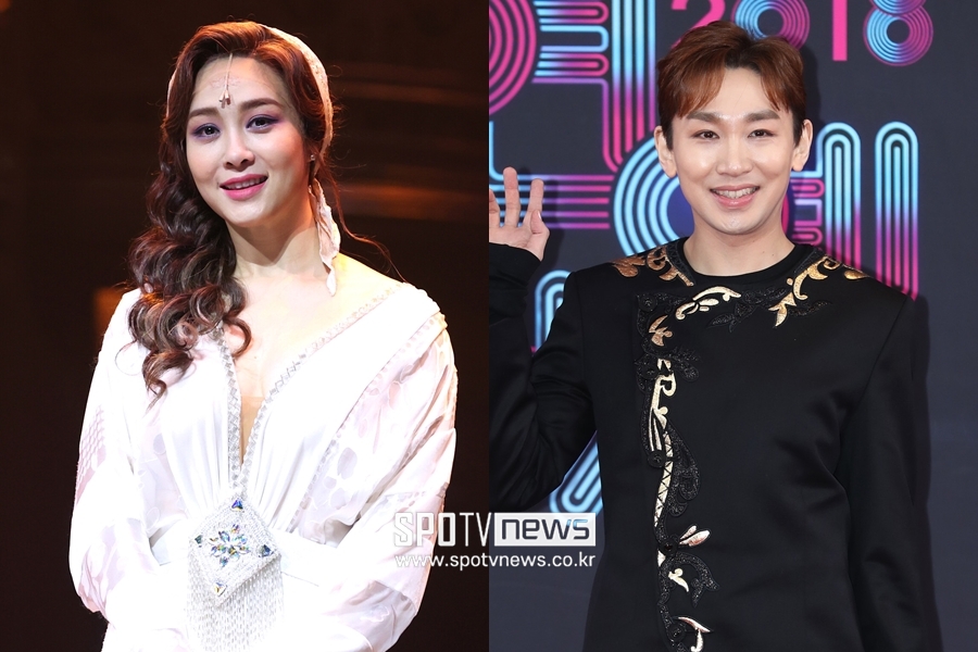 ▲ 옥주현(왼쪽), 김호영.  ⓒ곽혜미 기자
