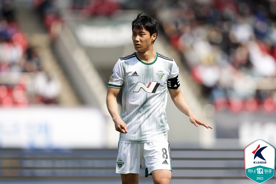 ▲ 전북 현대 미드필더 백승호 ⓒ한국프로축구연맹