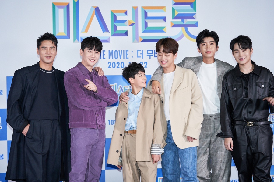 ▲ '미스터트롯' 톱6 장민호, 영탁, 정동원, 이찬원, 임영웅, 김희재(왼쪽부터). 제공ㅣTV조선
