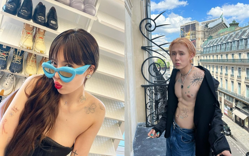 현아♥던, 이젠 노출이 일상…프랑스 여행중에도 여지 없네