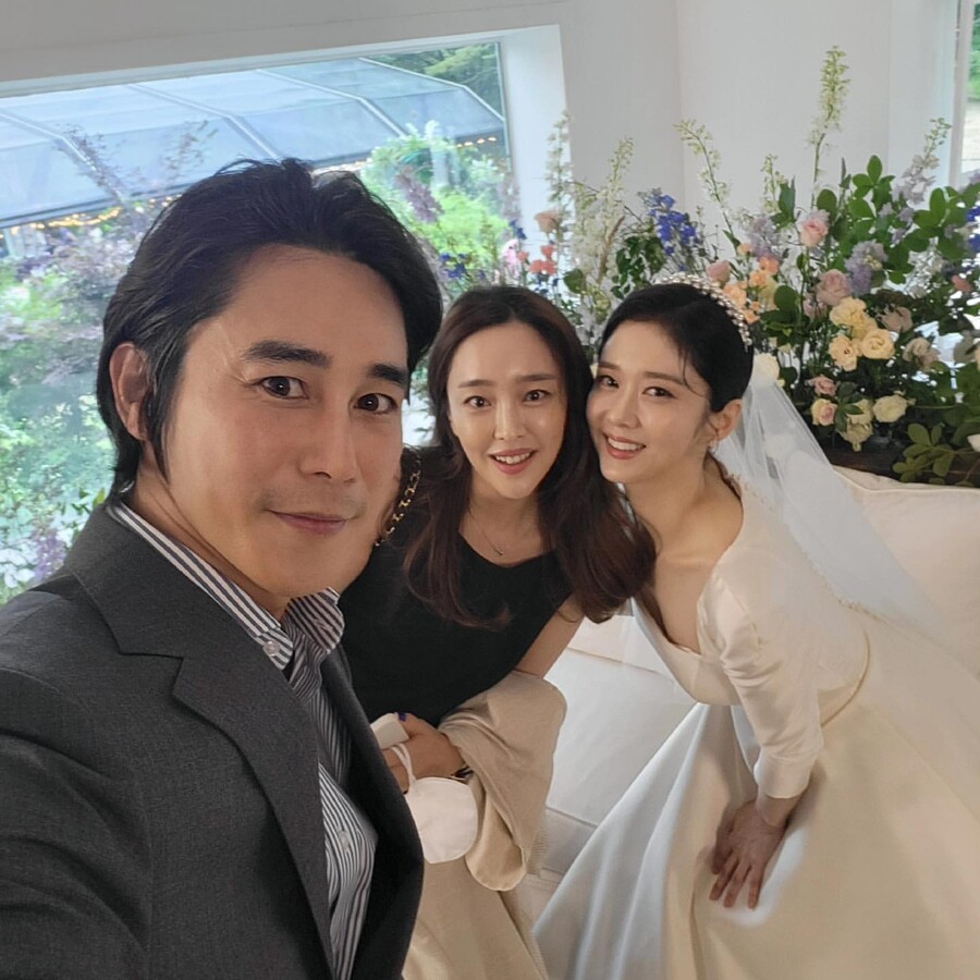 ▲ 정태우 장인희 부부와 장나라. 출처|장인희 인스타그램