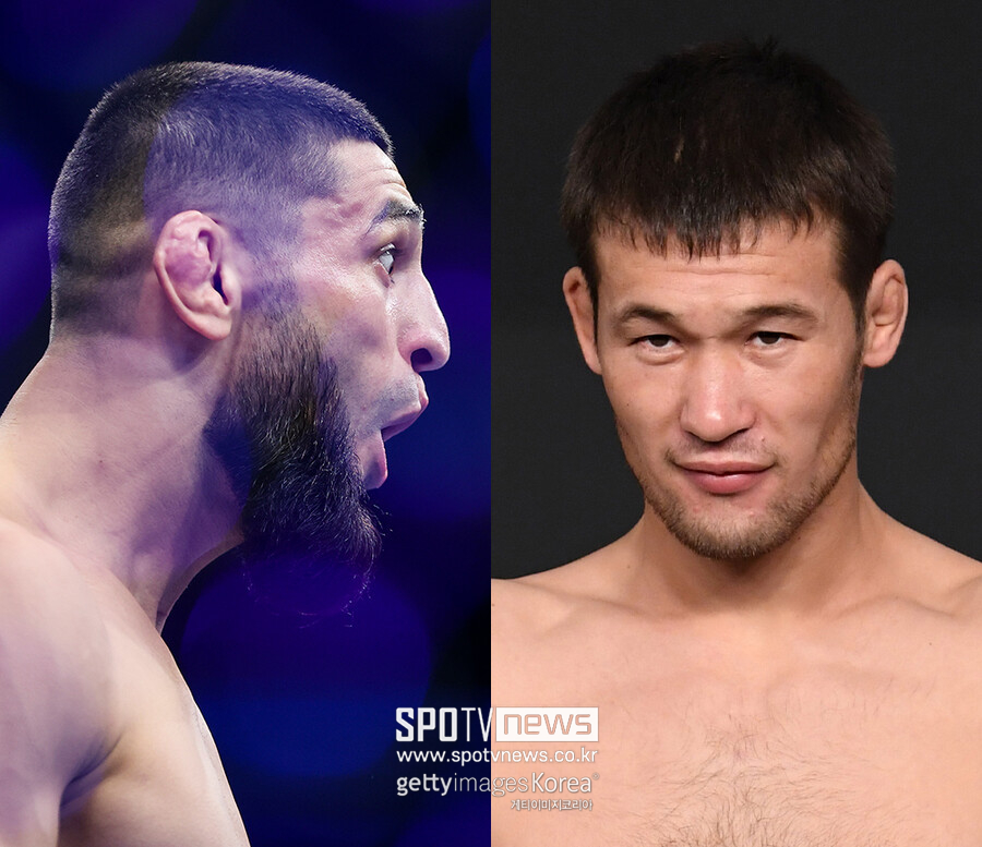 ▲ 함자트 치마예프(왼쪽)와 샤브카트 라흐모노프는 UFC 웰터급을 흔들어 놓을 강자들이다.