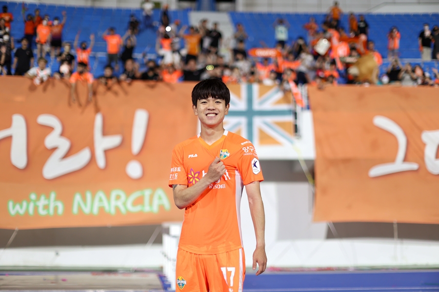 ▲ 강원 김대원 ⓒ한국프로축구연맹