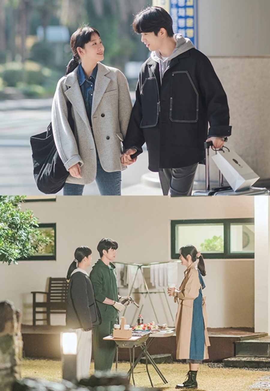 ▲ 티빙 오리지널 '유미의 세포들' 배우 김고은, 박진영. 제공| 티빙