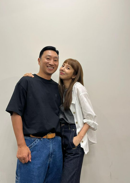 ▲ 이규혁(왼쪽)과 손담비. 출처| 손담비 인스타그램