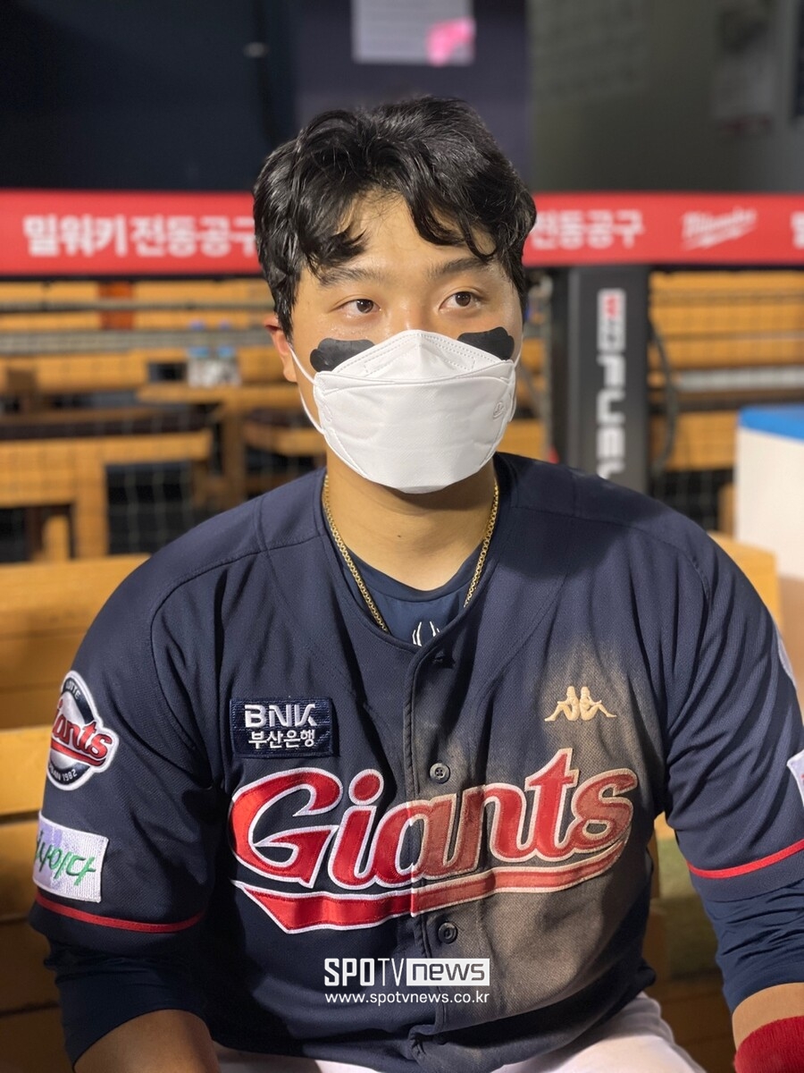 ▲ 롯데 한동희 ⓒ 신원철 기자