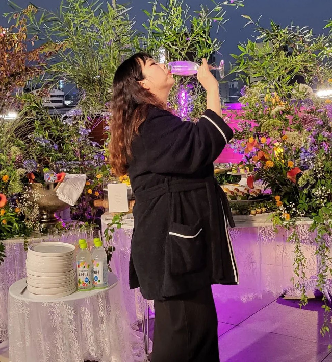 '제이쓴♥' 홍현희, 만삭인데 샴페인 벌컥벌컥…"이효리표 논알코올"