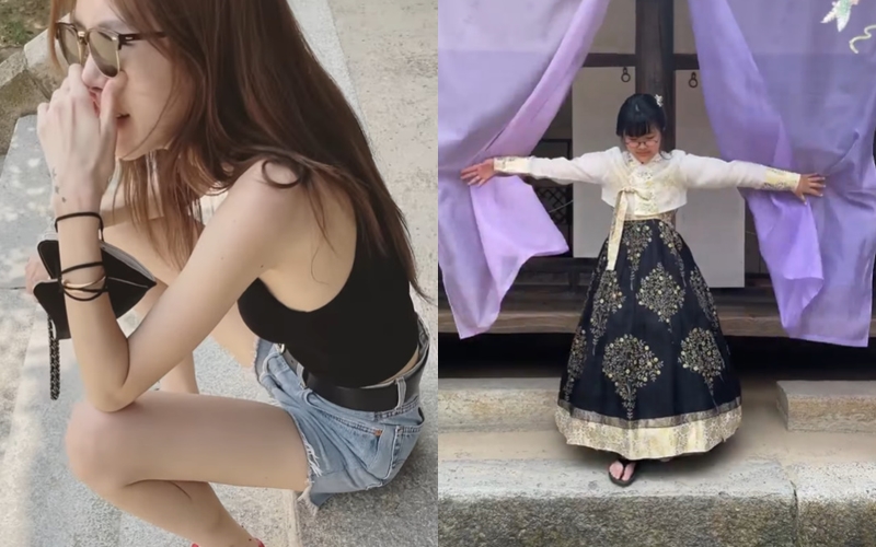 ▲ 발레 무용가 겸 방송인 윤혜진(왼쪽)과 딸 지온. 출처| 윤혜진 인스타그램