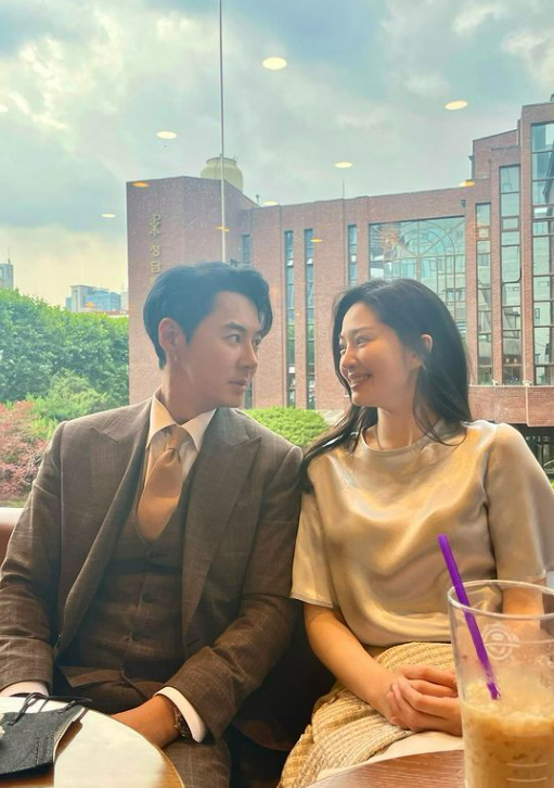 ▲ 가수 전진(왼쪽)과 류이서. 출처| 류이서 인스타그램