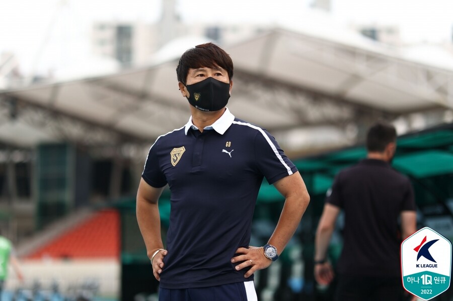 ▲ '용병술 적중' 성남FC전 역전승에 성공한 김기동 포항 감독. ⓒ한국프로축구연맹