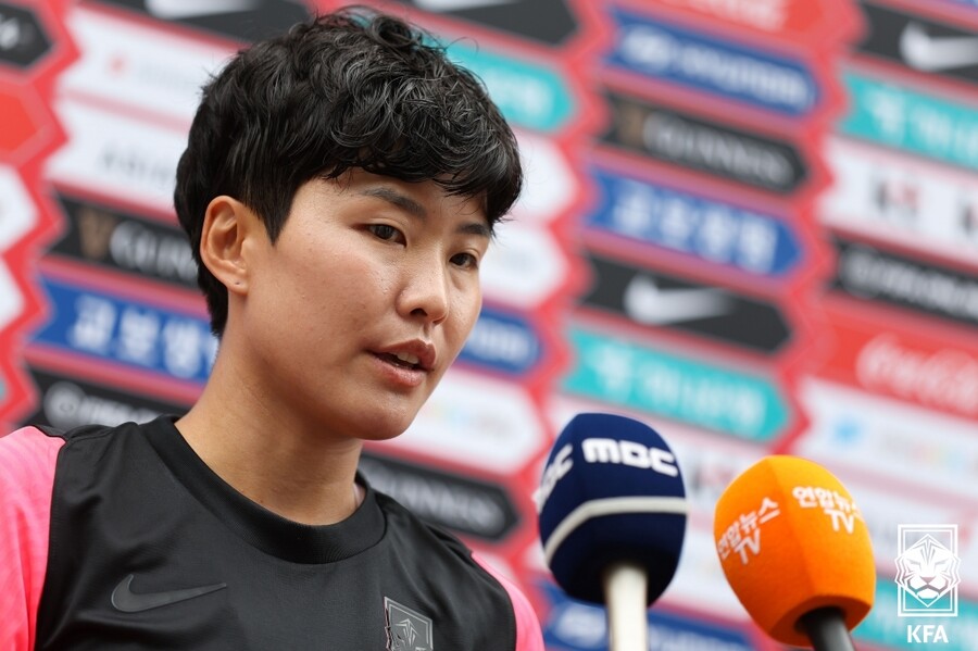 ▲ 여자축구대표팀 미드필더 지소연 ⓒ대한축구협회