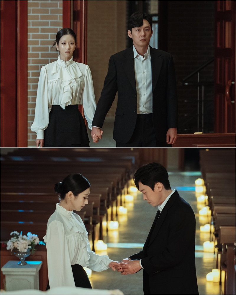 ▲ tvN 수목드라마 '이브' 배우 서예지, 박병은. 제공| tvN