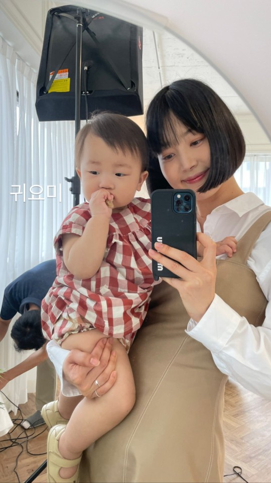 ▲ 딸(왼쪽), 한지혜. 출처| 한지혜 인스타그램