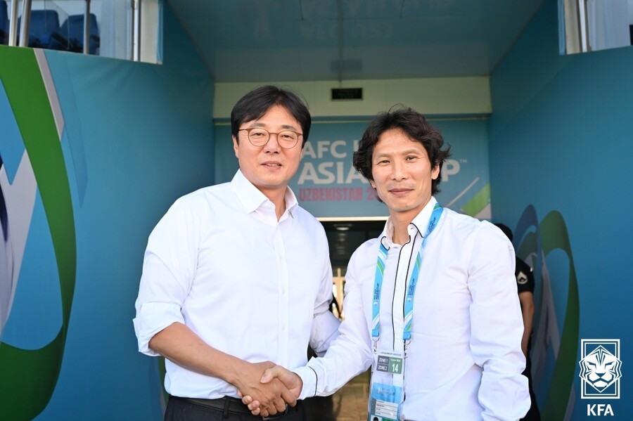 ▲ U-23 아시안컵에서 황선홍 감독이 이끈 한국과 만났던 공오균 베트남 대표팀 감독 ⓒ대한축구협회
