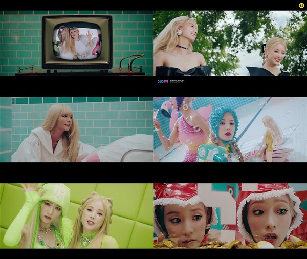 에이핑크 초봄 '카피캣' 뮤비 베일 벗었다…키치 무드 '시선집중'