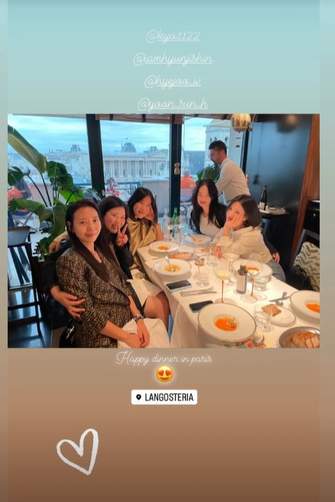 ▲ 배우 송혜교, 모델 신현지. 출처| 송혜교 인스타그램