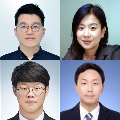 ▲ 왼쪽 상단부터 시계방향으로. 배중현, 김양희, 이준희, 박강수 기자. ⓒ한국야구기자회