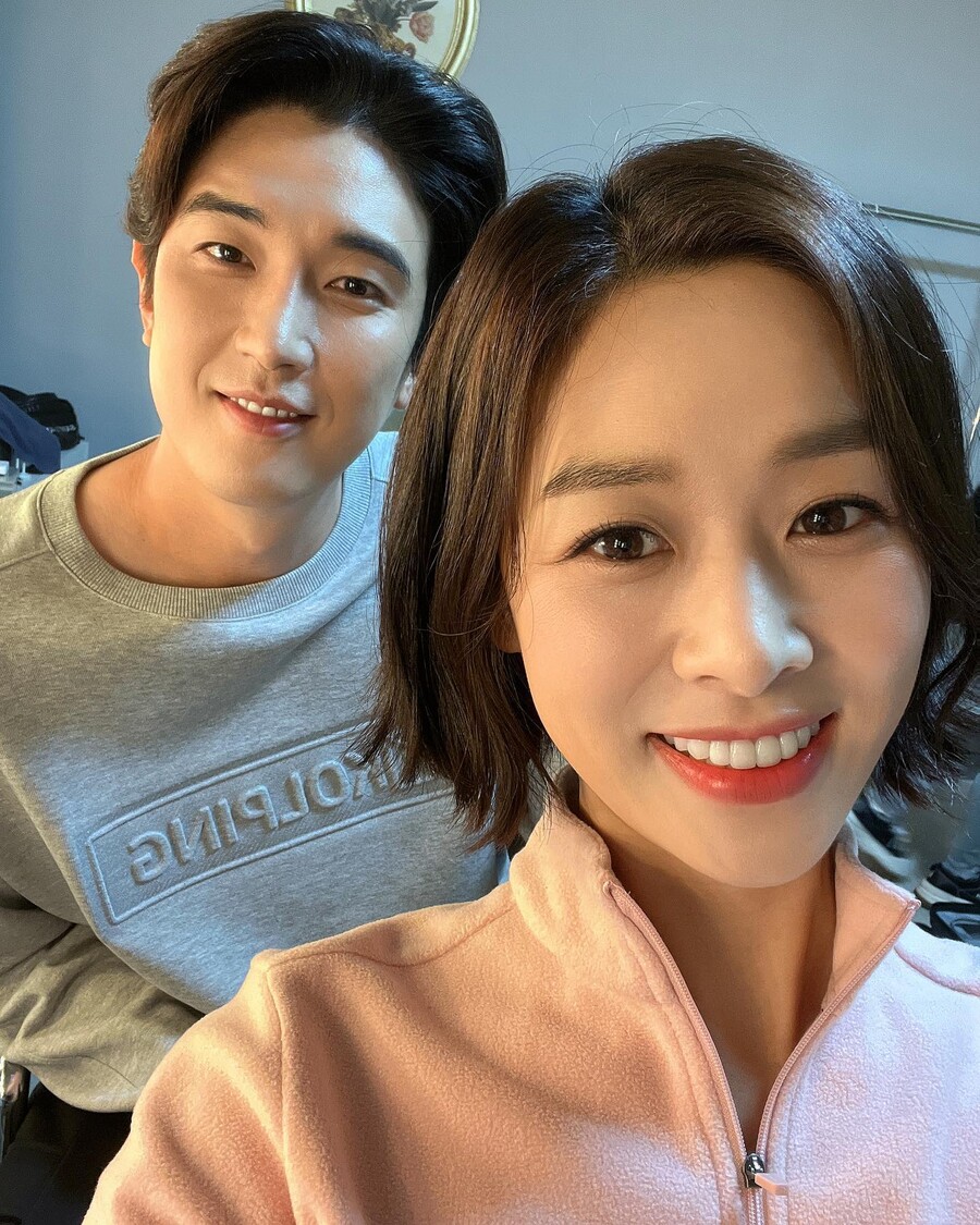 ▲ 강경준(왼쪽), 장신영. 출처ㅣ장신영 인스타그램