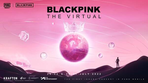▲ 블랙핑크 인-게임 콘서트 '더 버추얼' 포스터. 제공|YG엔터테인먼트