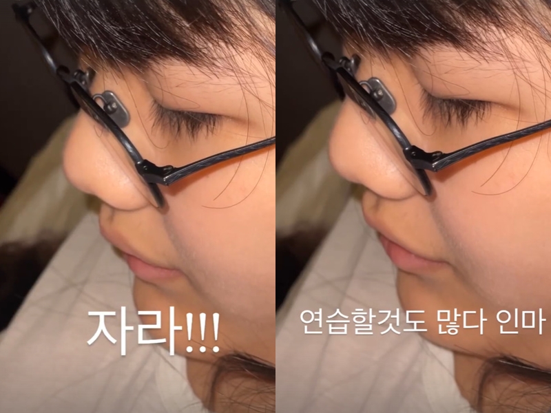 ▲ 엄태웅·윤혜진 부부의 딸 엄지온. 출처| 윤혜진 인스타그램