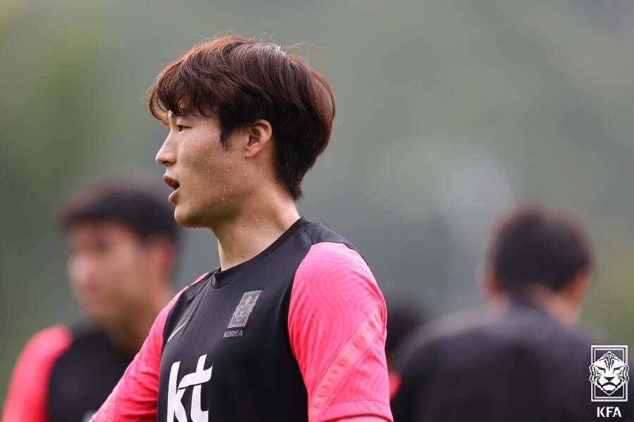 ▲ 무릎 부상으로 A대표팀에 합류하지 못하게 된 손준호. ⓒ대한축구협회