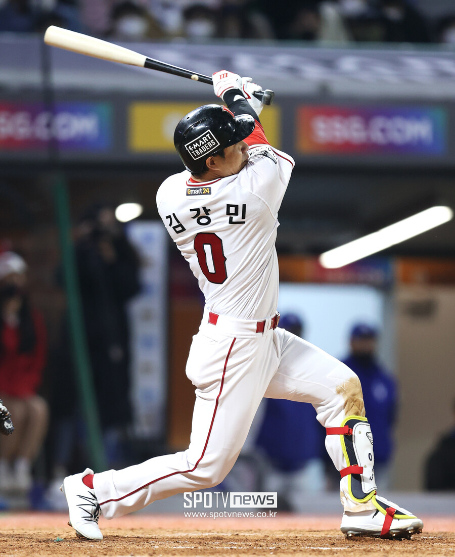 ▲ 후반기 시작과 함께 복귀가 예정되어 있는 SSG 김강민 ⓒ곽혜미 기자