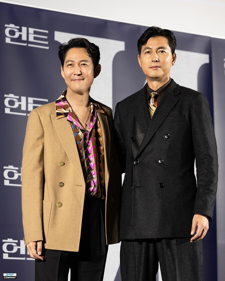 ▲ 이정재(왼쪽), 정우성. 제공| 아티스트컴퍼니