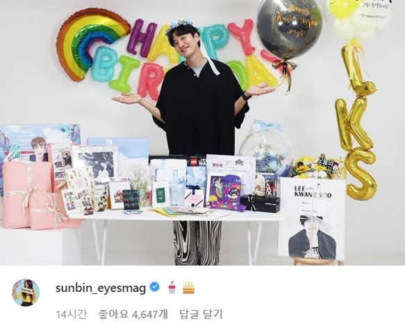 ▲ 이광수(위)와 이선빈의 댓글. 출처| 이광수 인스타그램