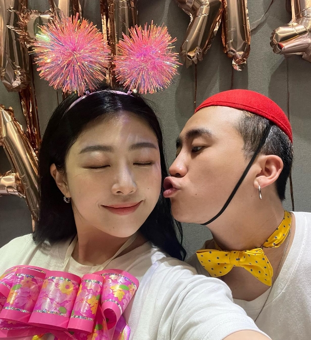 ▲ 디아크, 이승아 커플. 출처| 이승아 인스타그램