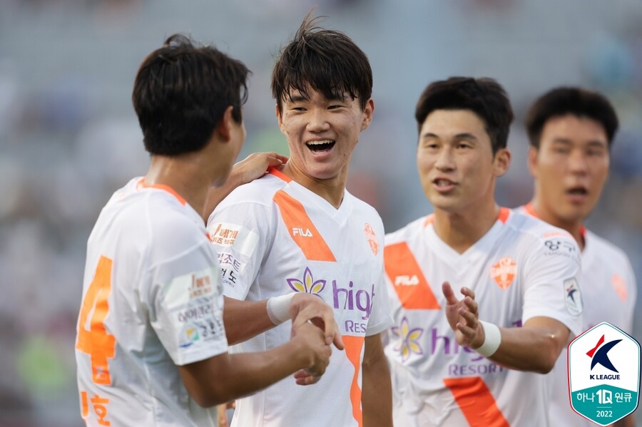 ▲ 토트넘 홋스퍼를 흔들었던 양현준이 수원FC전에서 멀티골을 넣었다. ⓒ한국프로축구연맹