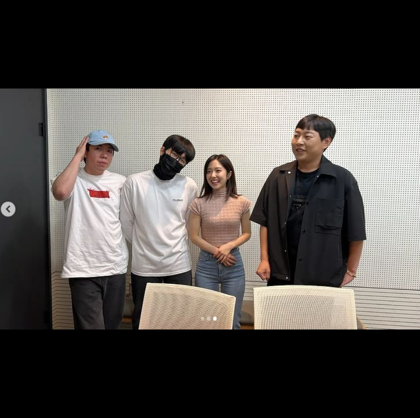 ▲ 아나운서 출신 이혜성, 이용진, 이진호, 양세찬. 출처| 이혜성 인스타그램