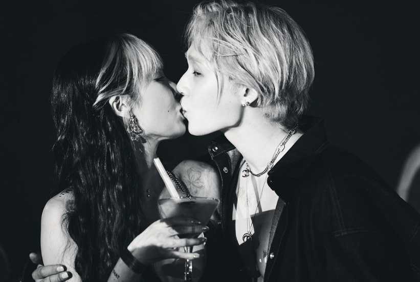 ▲ 가수 현아(왼쪽)와 던. 출처| 던 인스타그램