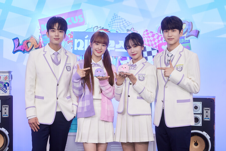 ▲ 플레이리스트 웹 드라마 '미미쿠스' 출연진. 제공| 플레이리스트