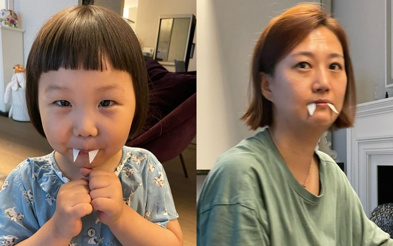 ▲ 도하영(왼쪽)과 장윤정. 출처| 도경완 인스타그램